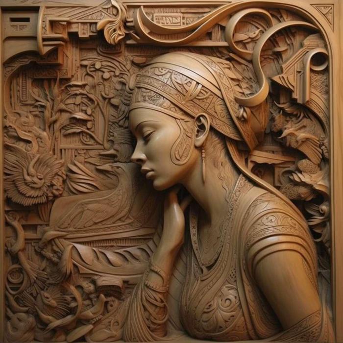 نموذج ثلاثي الأبعاد لآلة CNC 3D Art 